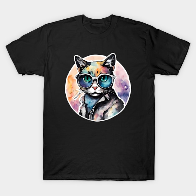 Cat In Sunglasses T-Shirt by One_look